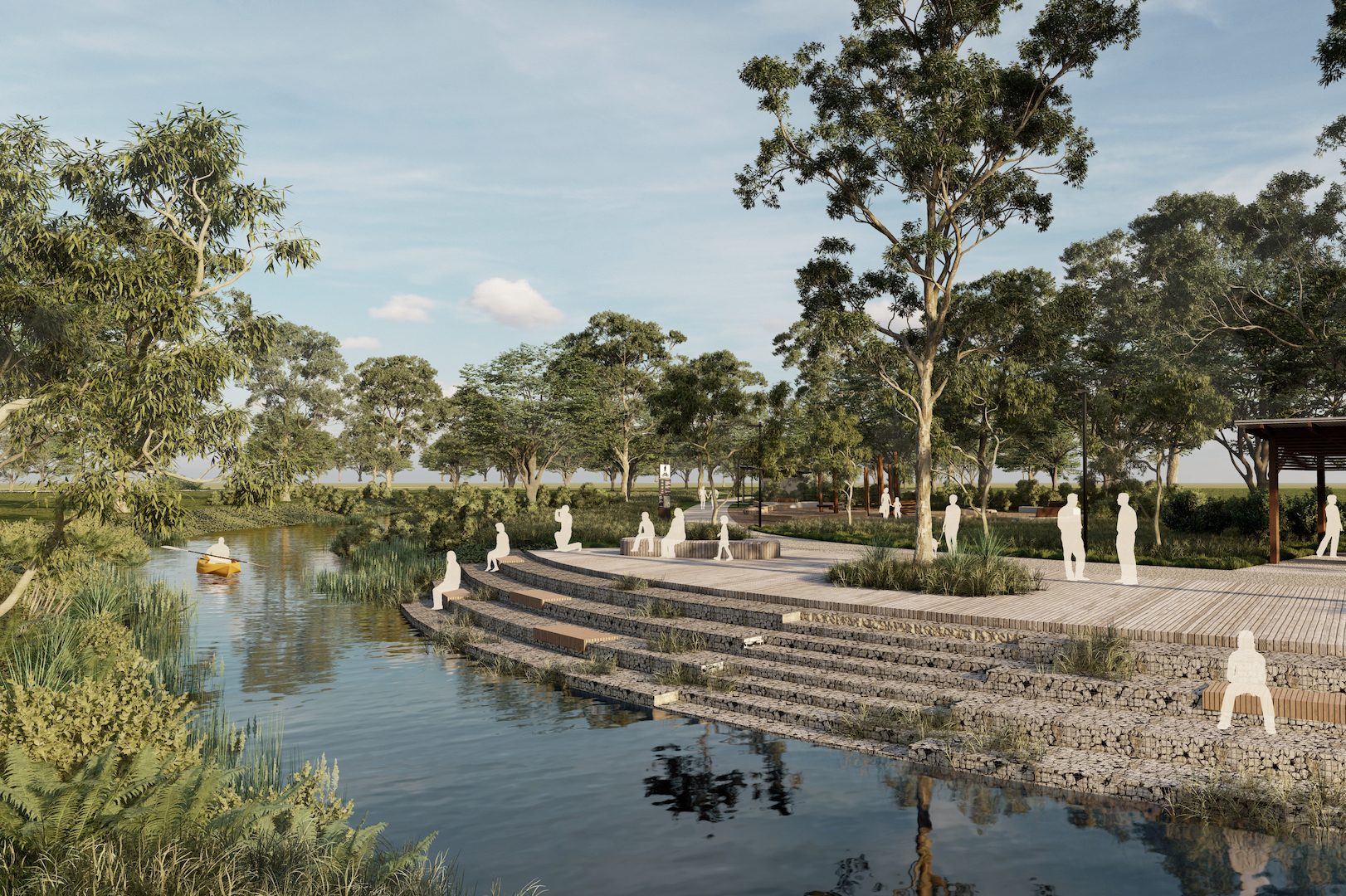 The new park lands would form an outer ring around Gawler and include natural open spaces, new sports and recreation facilities and a new railway station. Photo: Supplied