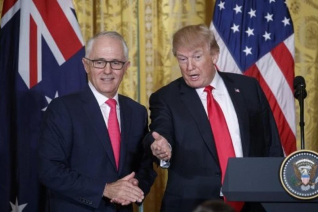 Donald Trump and Malcolm Turnbull met several times during the US leader's first presidency.