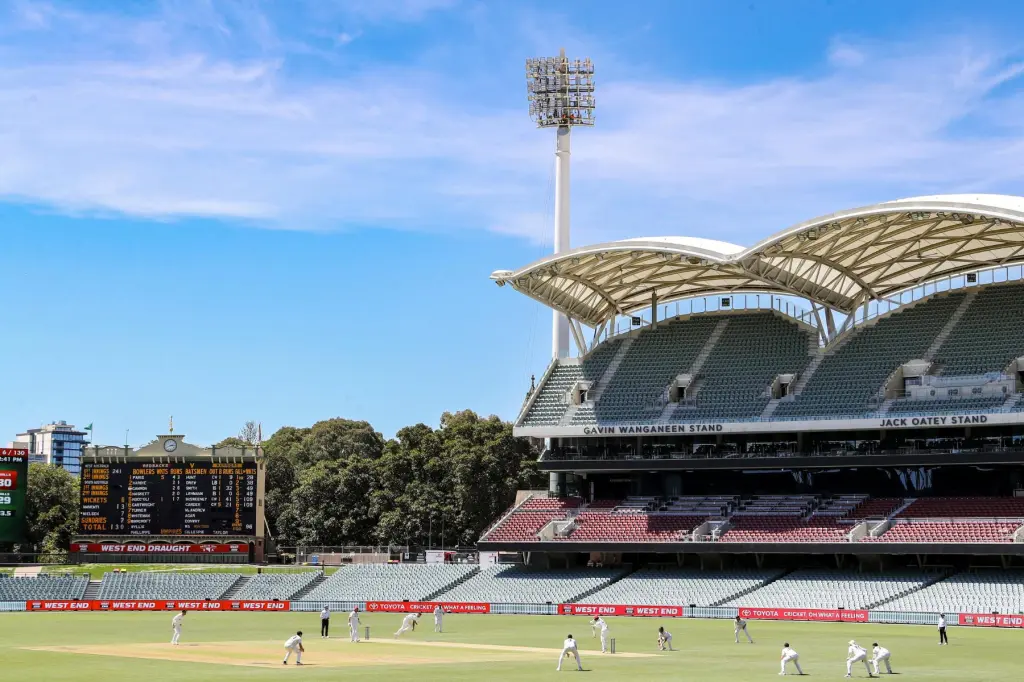 AFL CEO Andrew Dillon told reporters he was not against the idea of the final being played at the Adelaide Oval. Image: Matt Turner/AAP