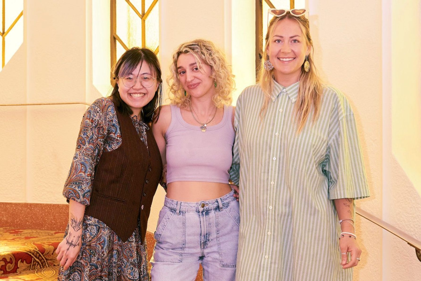 Jenny Kwok, Annie Comelli and Grace Coy