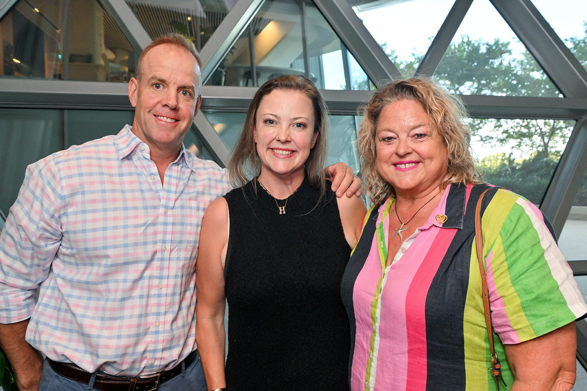 Julian Burton, Kerin Hayden and Human Services Minister Nat Cook