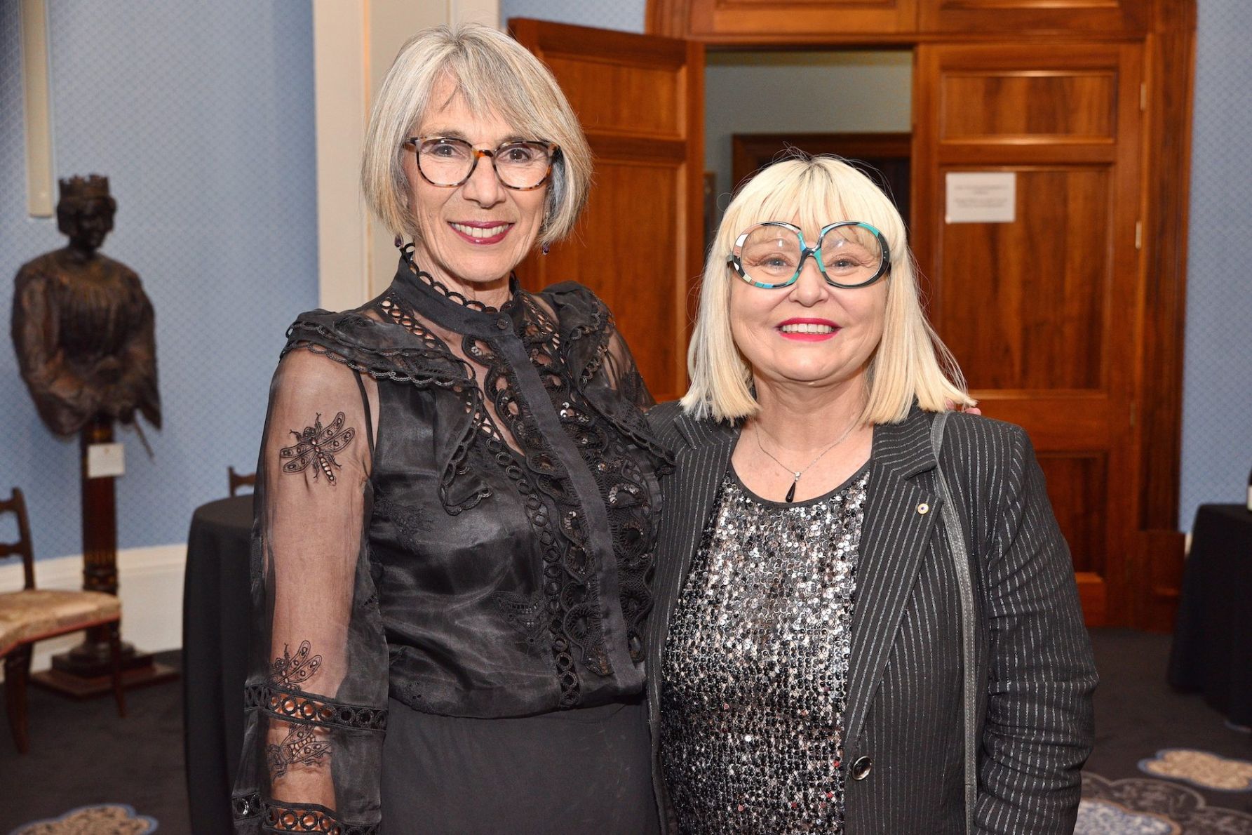 Adelaide Lord Mayor Dr Jane Lomax-Smith and Heather Croall