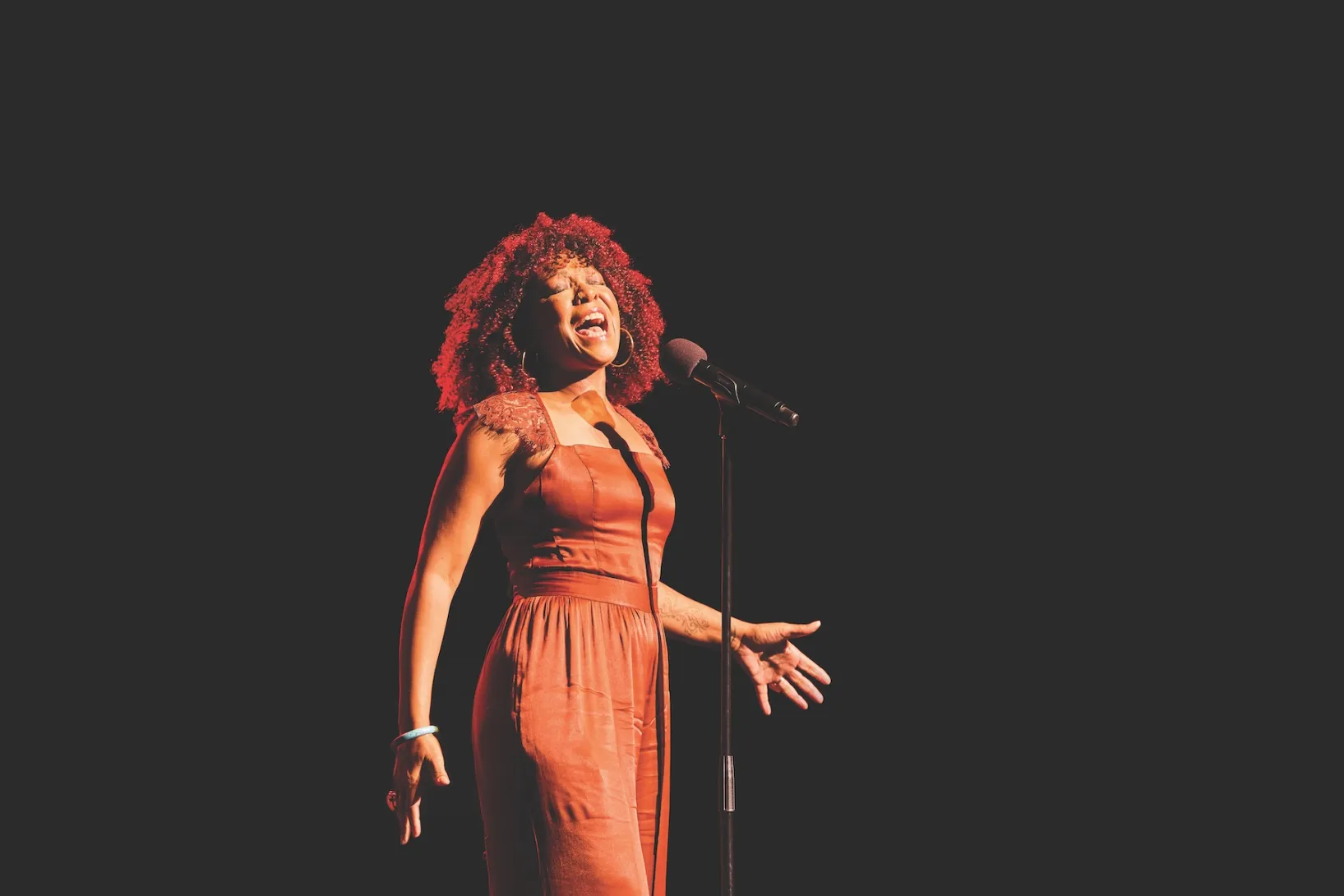 Lisa Simone performs at Adelaide Cabaret Festival in 2024. Photo: Claudio Raschella / Supplied