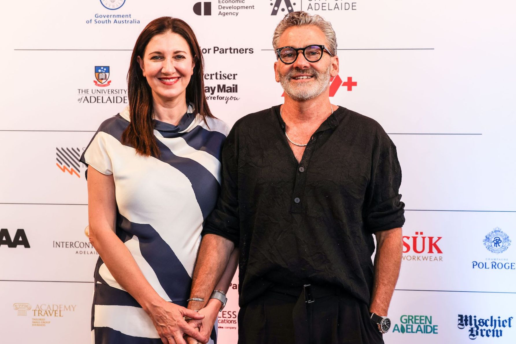 Mary Couros and Lauro Siliquini