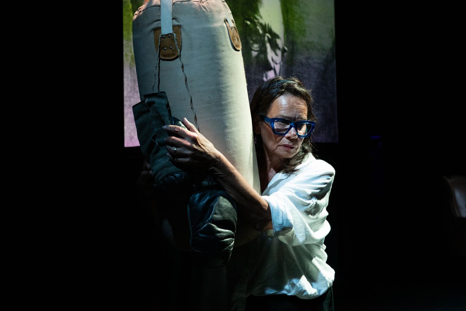 Rhoda Roberts performs My Cousin Frank. Photo: Kate Holmes / Supplied 