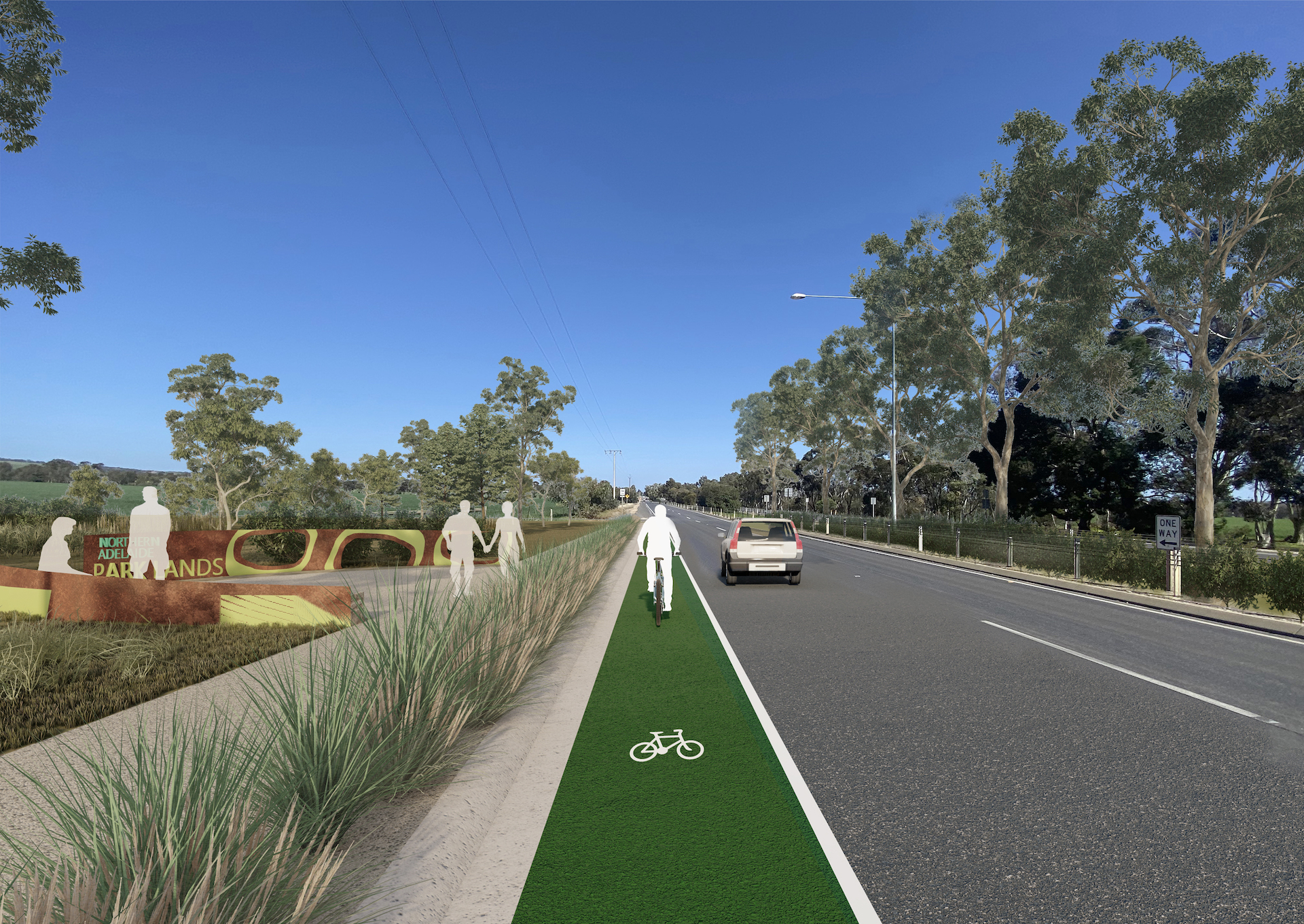 The new park lands would form an outer ring around Gawler and include natural open spaces, new sports and recreation facilities and a new railway station. Photo: Supplied