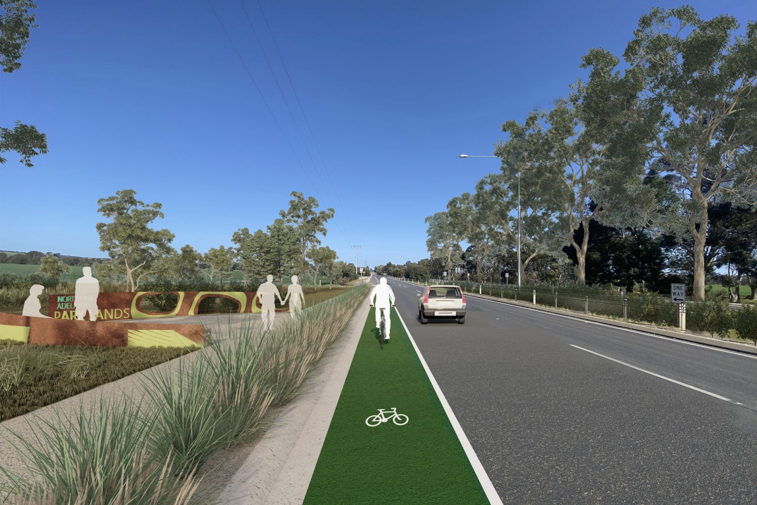 The new park lands would form an outer ring around Gawler and include natural open spaces, new sports and recreation facilities and a new railway station. Photo: Supplied