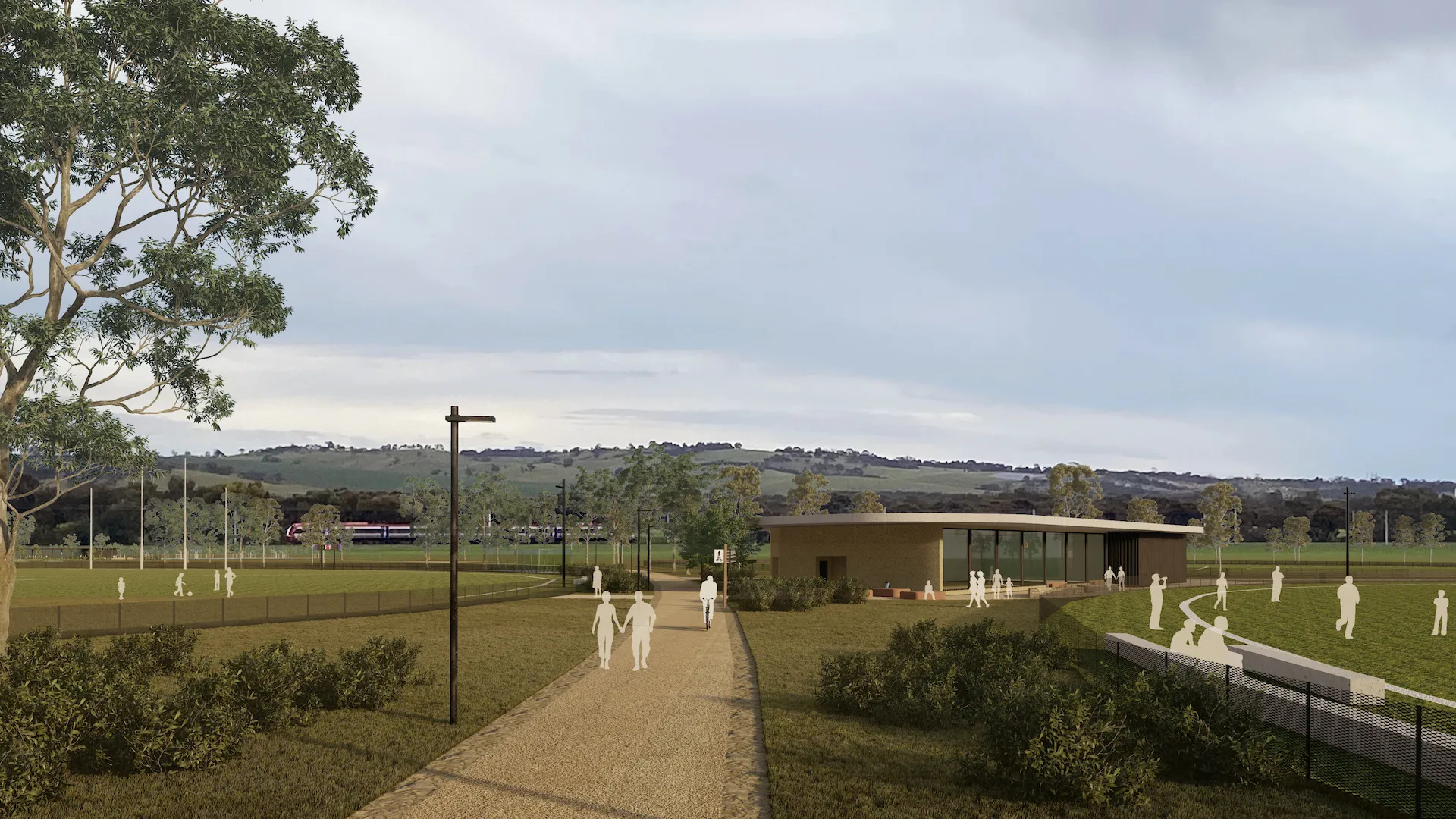 The new park lands would form an outer ring around Gawler and include natural open spaces, new sports and recreation facilities and a new railway station. Photo: Supplied