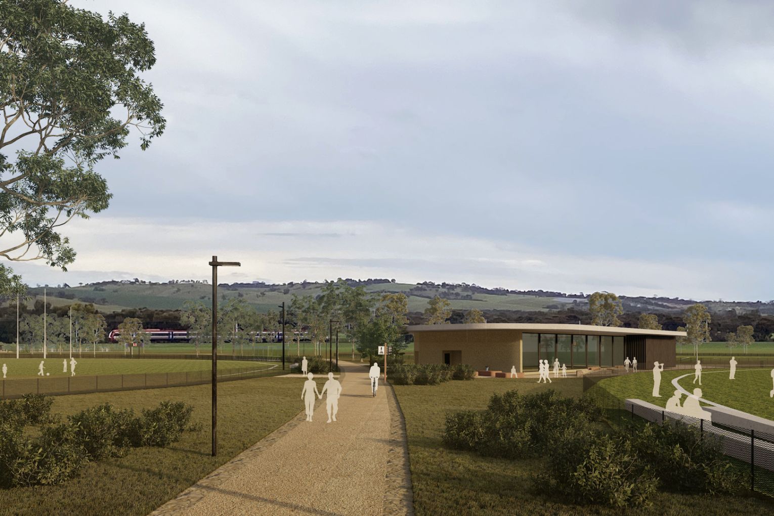 The new park lands would form an outer ring around Gawler and include natural open spaces, new sports and recreation facilities and a new railway station. Photo: Supplied