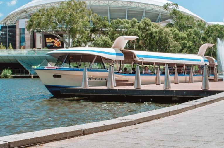 Popeye Boat on the river in Adelaide
