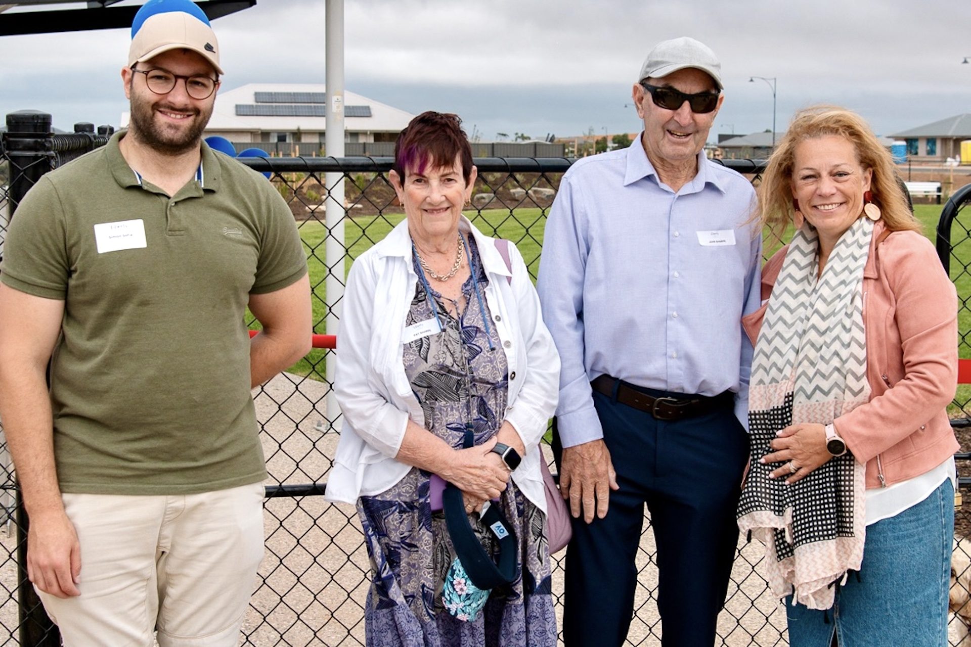 Simon Sofia, Pat Sharpe, John Sharpe and Julie Dixon