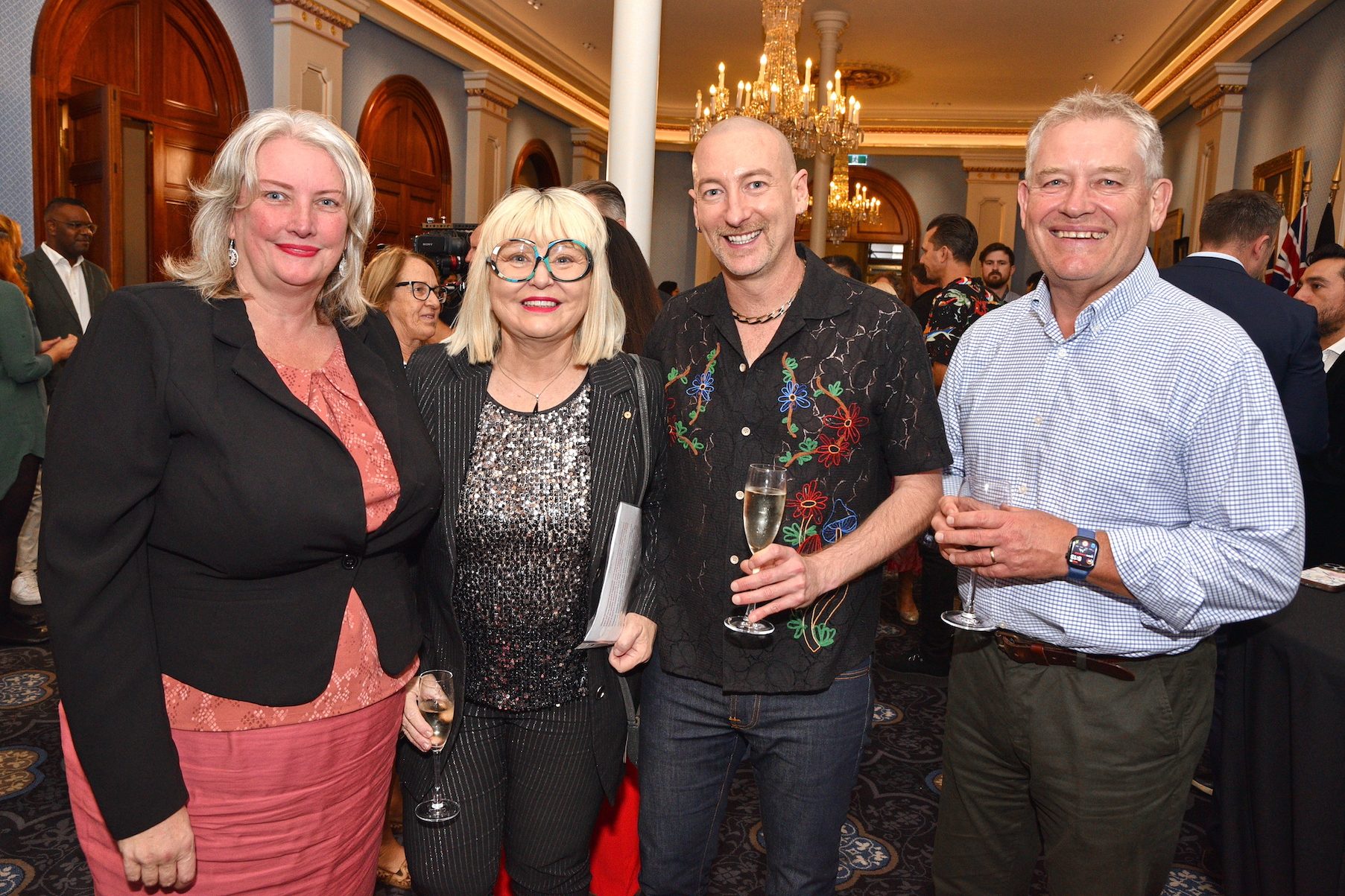 Tammy Franks MLC, Heather Croall, Michael Ross and Andrew Culley