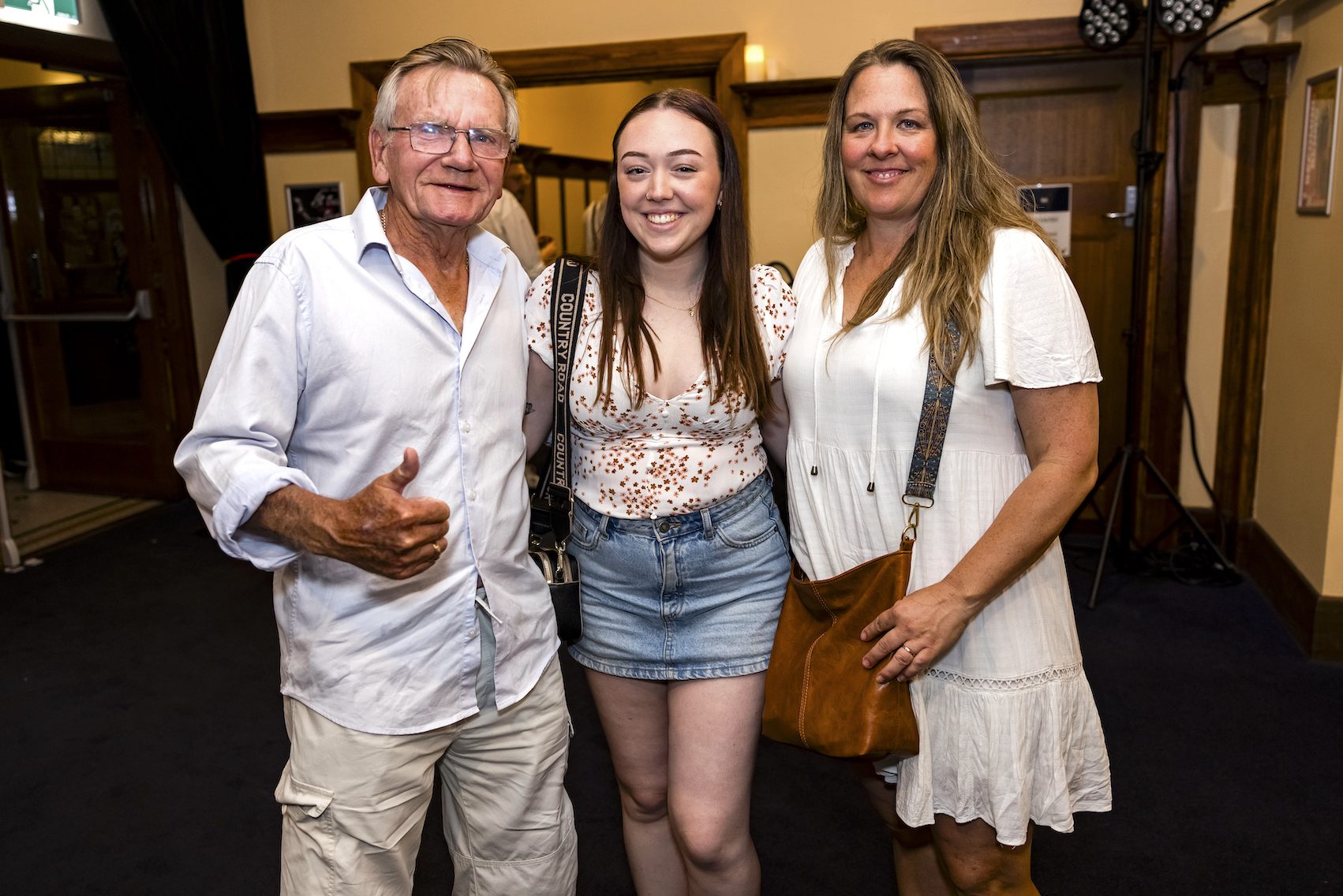 Tom Seddon, Alannah Boyle and Jackie Seddon