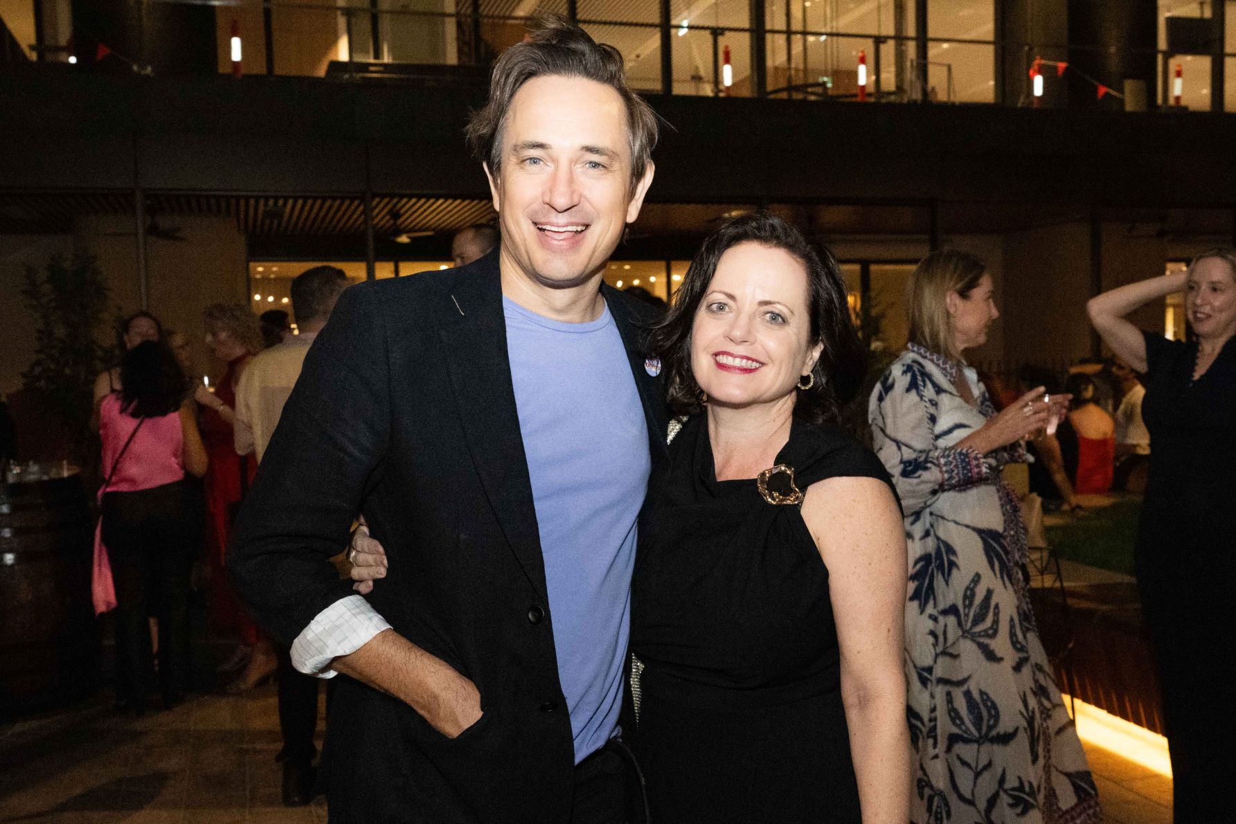Trent Dalton and Fiona Franzmann