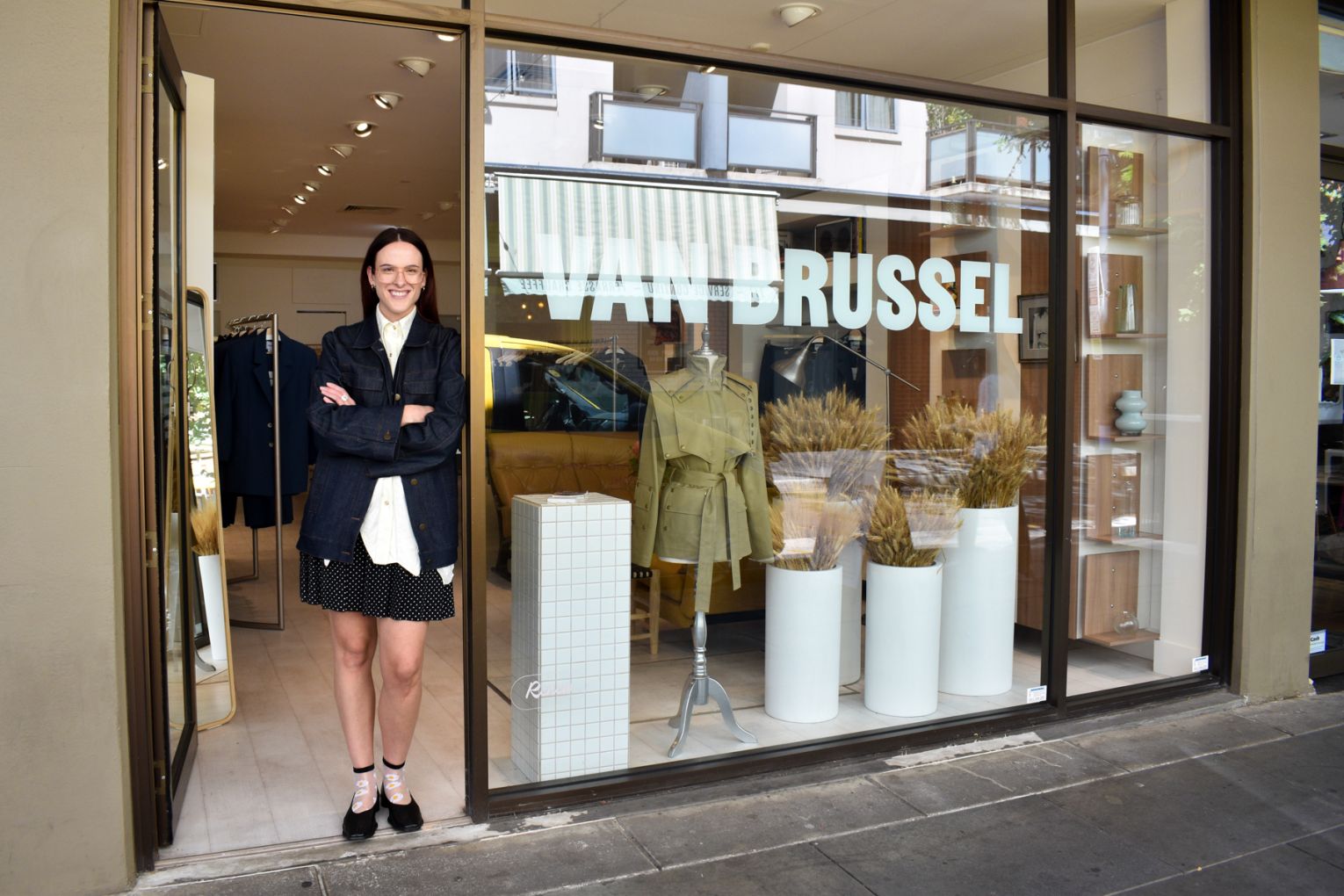 Rachel when she moved into the Ebenezer place store in 2025. This picture: Helen Karakulak/CityMag