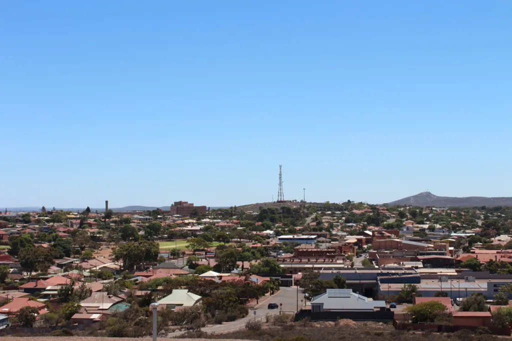 The city of Whyalla viewed from Hummock Hill. Photo: David Simmons/InDaily