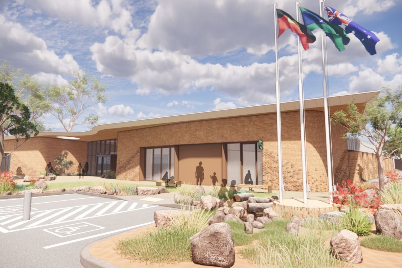 A render of Yadu Health's new Ceduna health centre. Image: Das Studio
