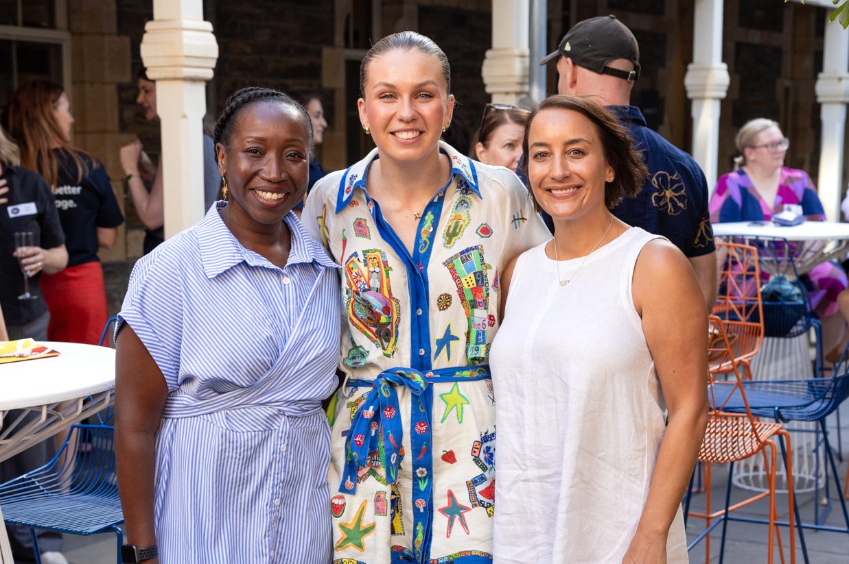 Yemi Penn, Gretel Mead and Em Worthington