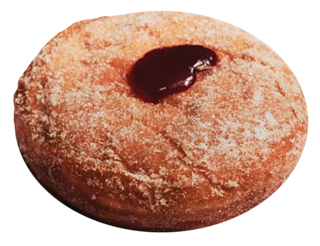 Hot jam-filled donuts from Donut Diner