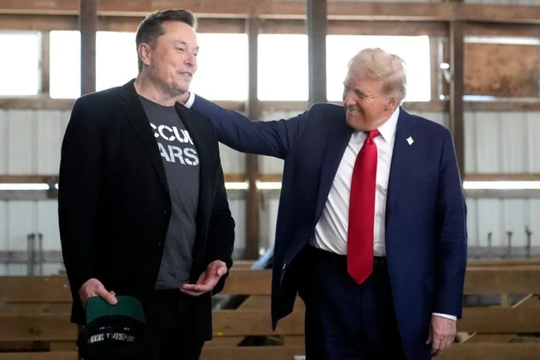 Thumbnail for Musk lets rip at Trump's 'disgusting abomination'