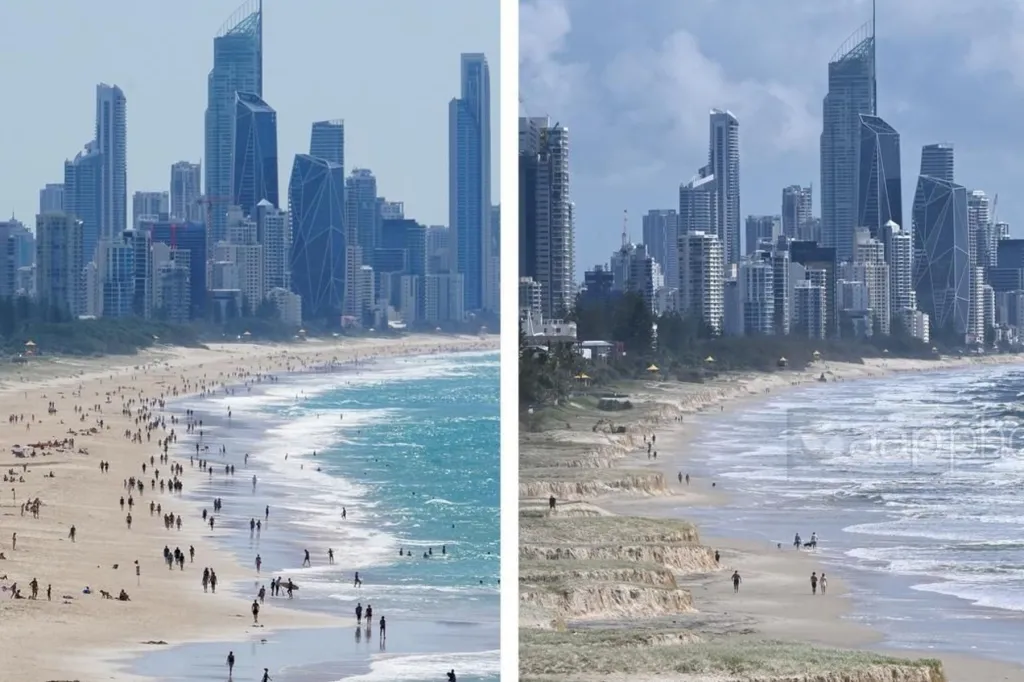 Thumbnail for Beach erosion revealed with concerns for busy Easter season