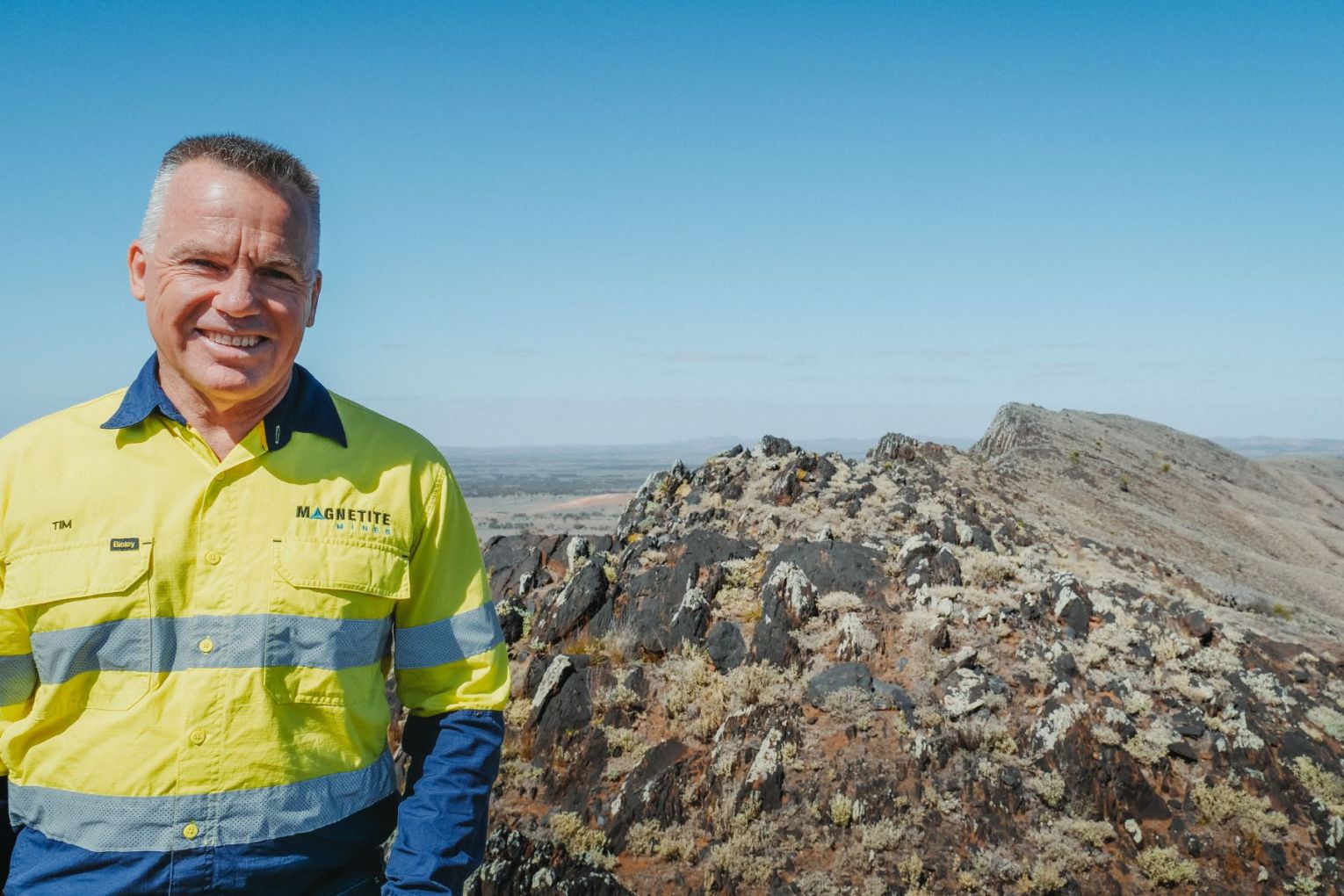 Magnetite Mines managing director Tim Dobson. Photo: Supplied