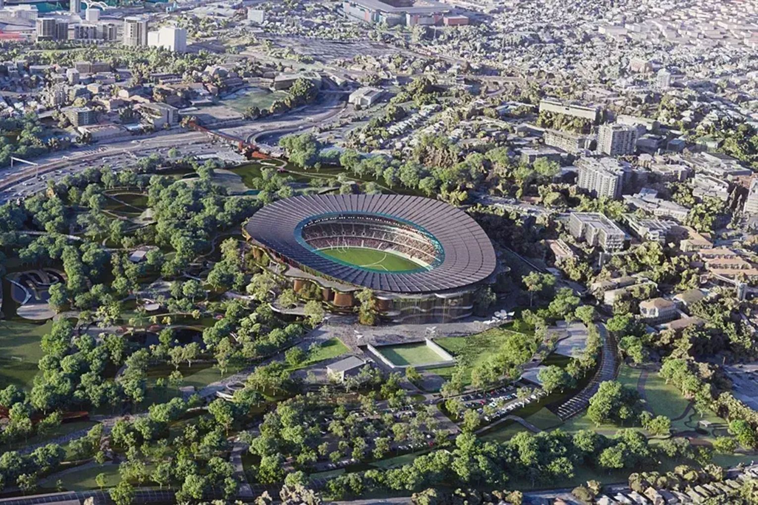 Doubts have been raised over Queensland's ability to complete Games venues on time and other goals. (HANDOUT/QUEENSLAND GOVERNMENT)