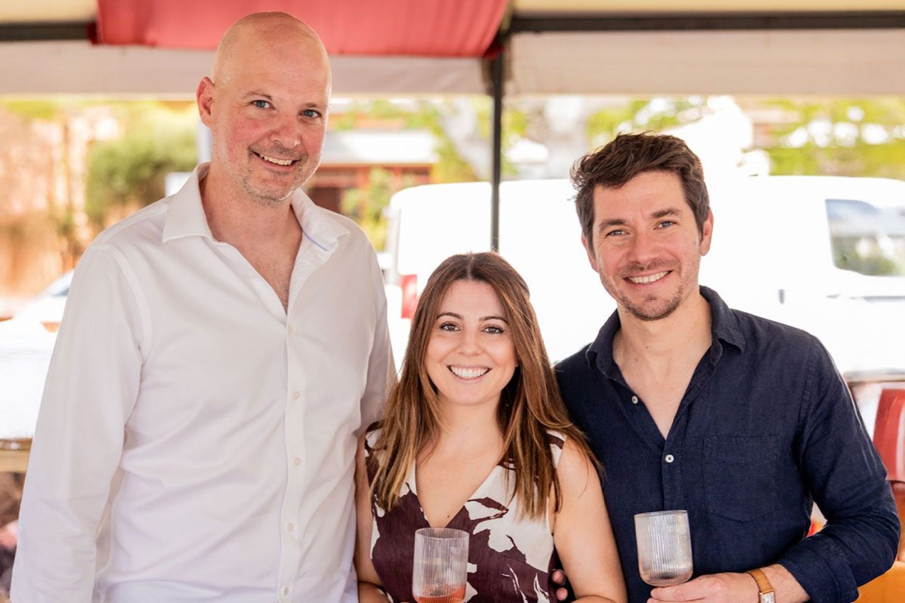 Jed Coffey, Sarah Wright and Keith Wright