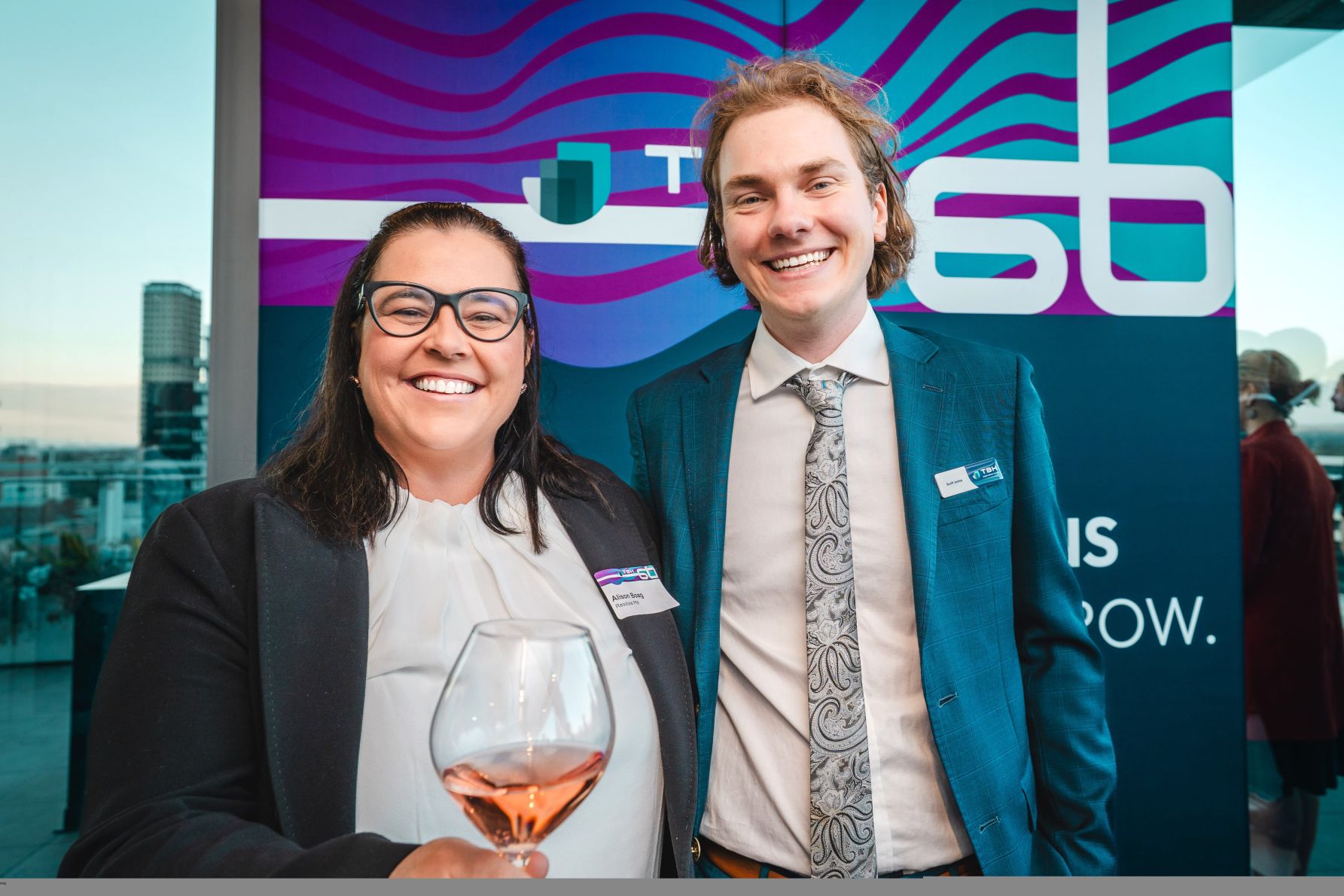 Alison Boag and Scott Jucius