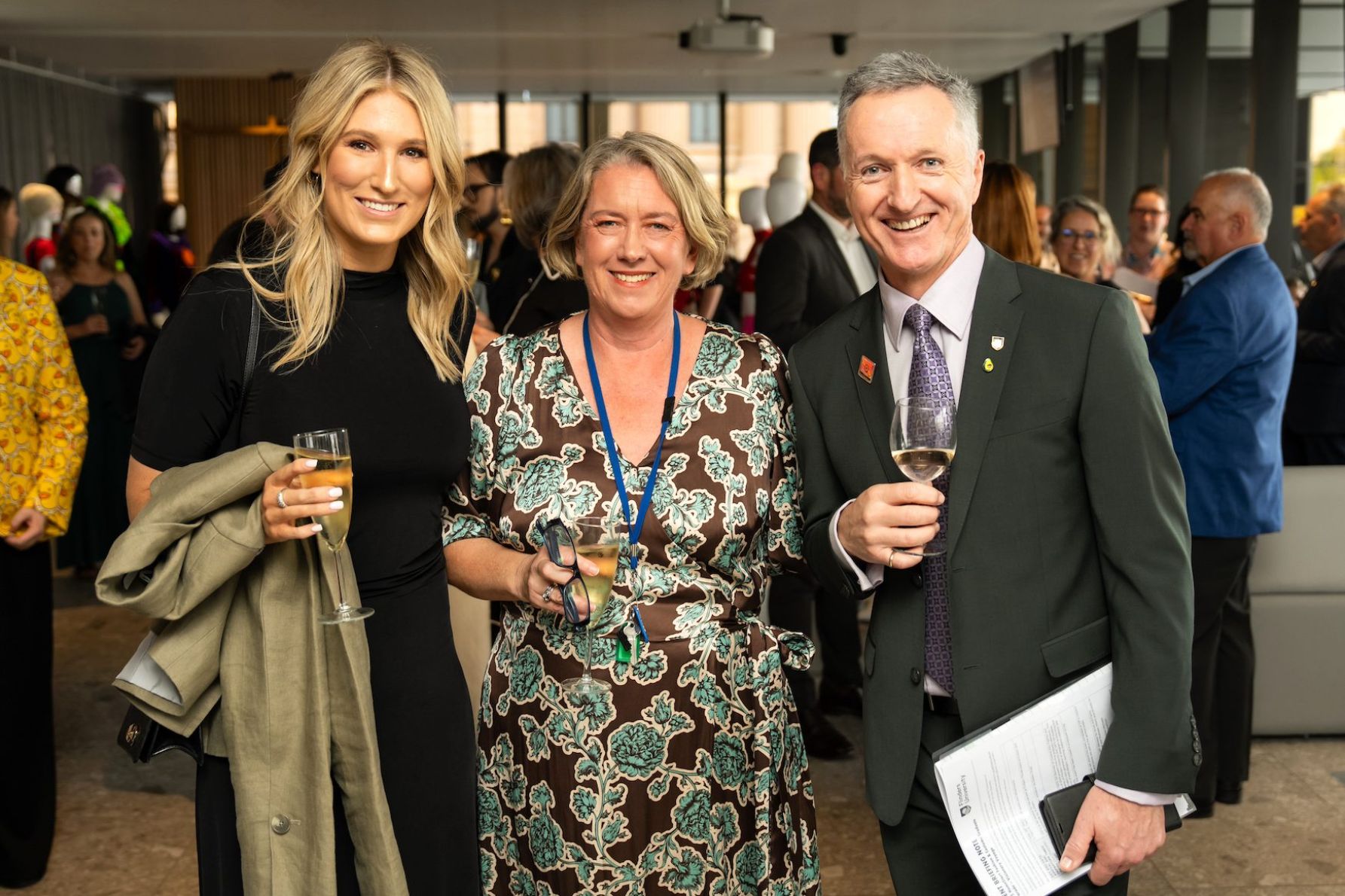 Ashlee Glazbrook, Helen Jansson and Sean Parsonage