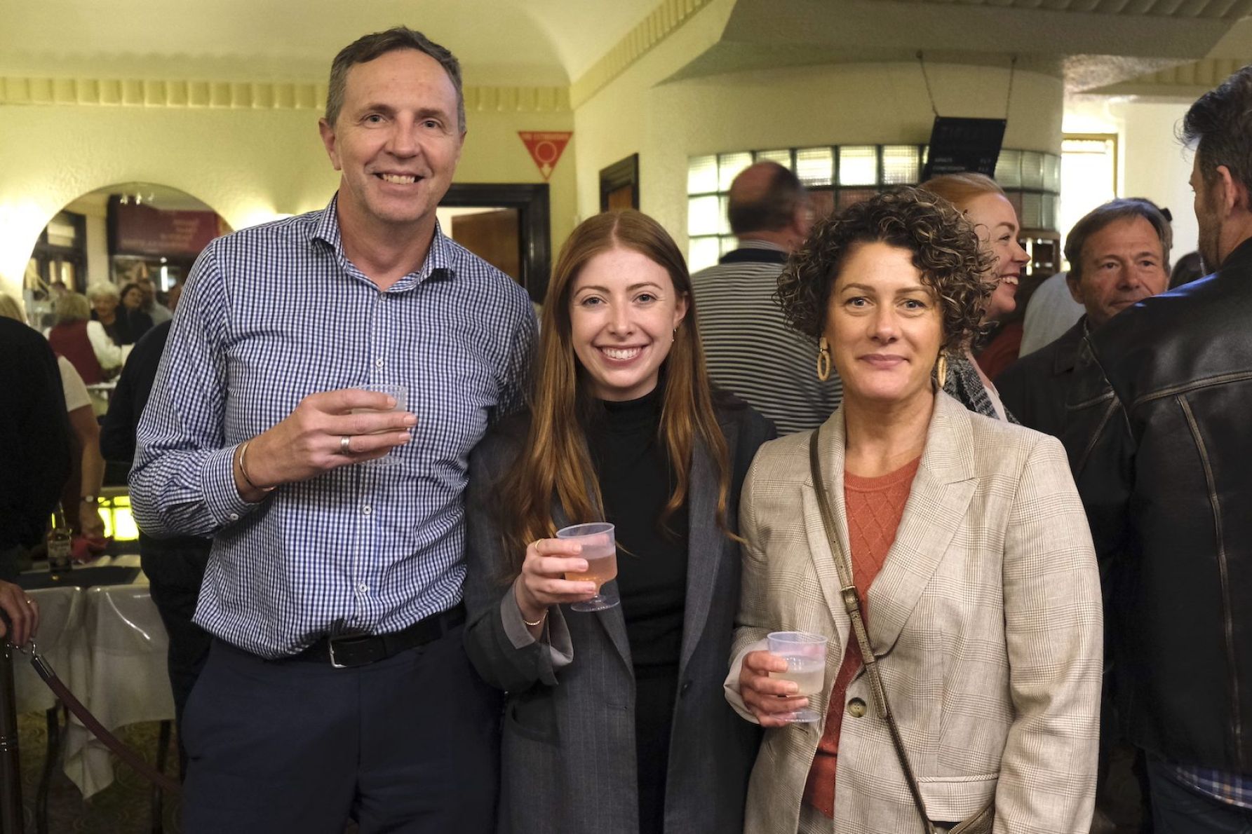 Brett Bartel, Molly Snelling and Justine Drew
