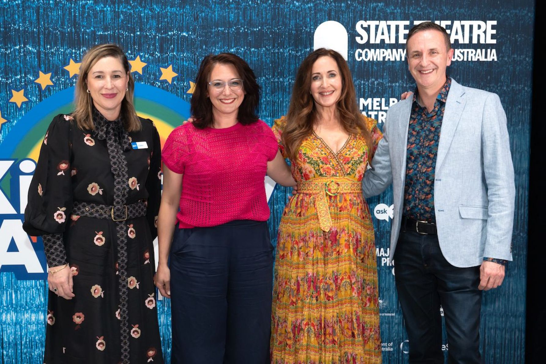 Claire Scapinello, Petra Kalive, Marina Prior and Mitchell Butel