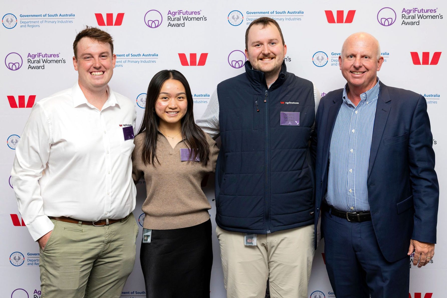 Darcy Blacker, Kelly Tang, Cameron Brasnec and Brad Higgins