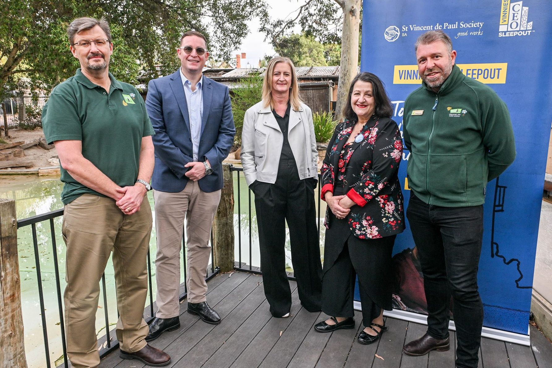 Dr Phil Ainsley, Andrew Sullivan, Jo Tonkin, Evelyn O'Loughlin and Brendan Kilpatrick