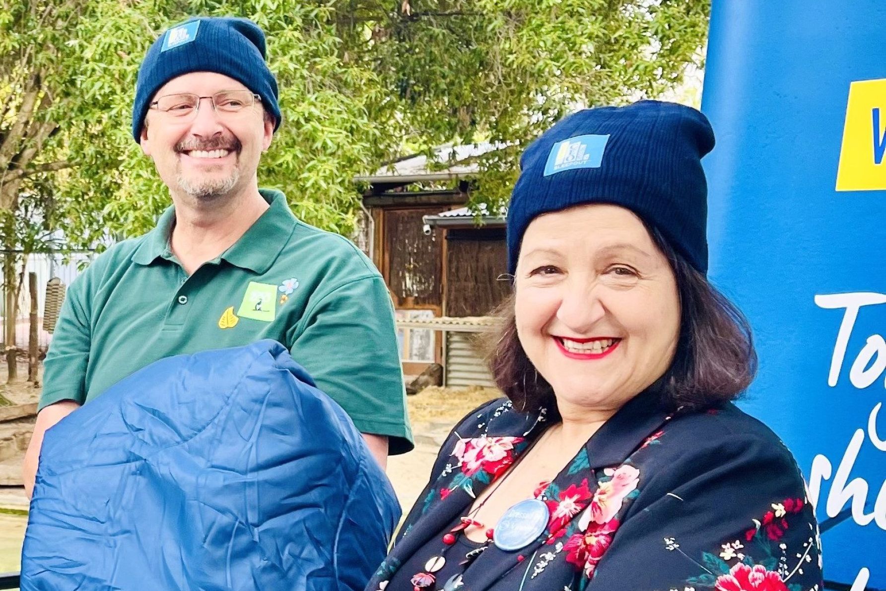 Dr Phil Ainsley and Evelyn O'Loughlin