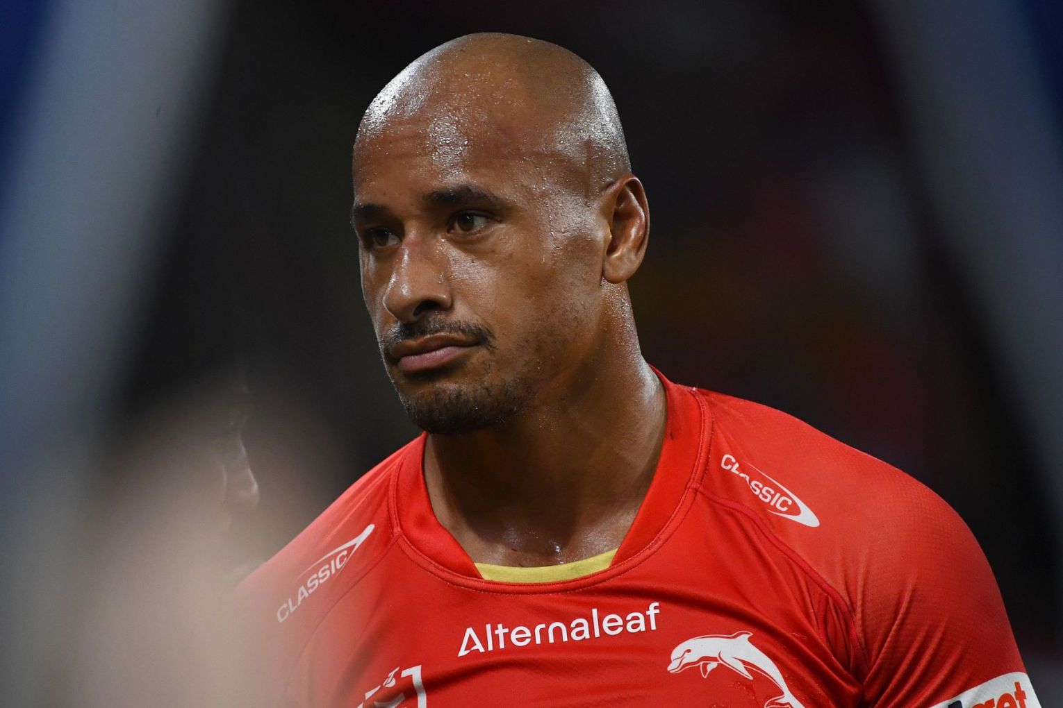 Dolphins forward Felise Kaufusi is out of the away clash against Canberra with a knee injury. Photo: Jono Searle/AAP PHOTOS.