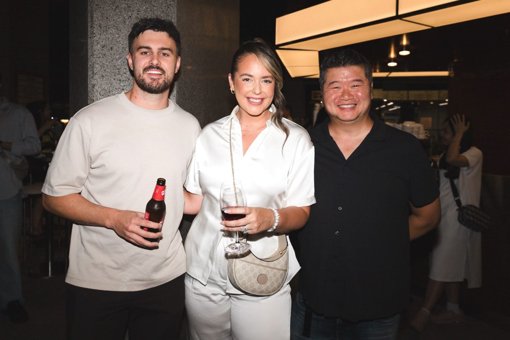 Harrison Macdonald, Chelsea Templeton and Lee Lam