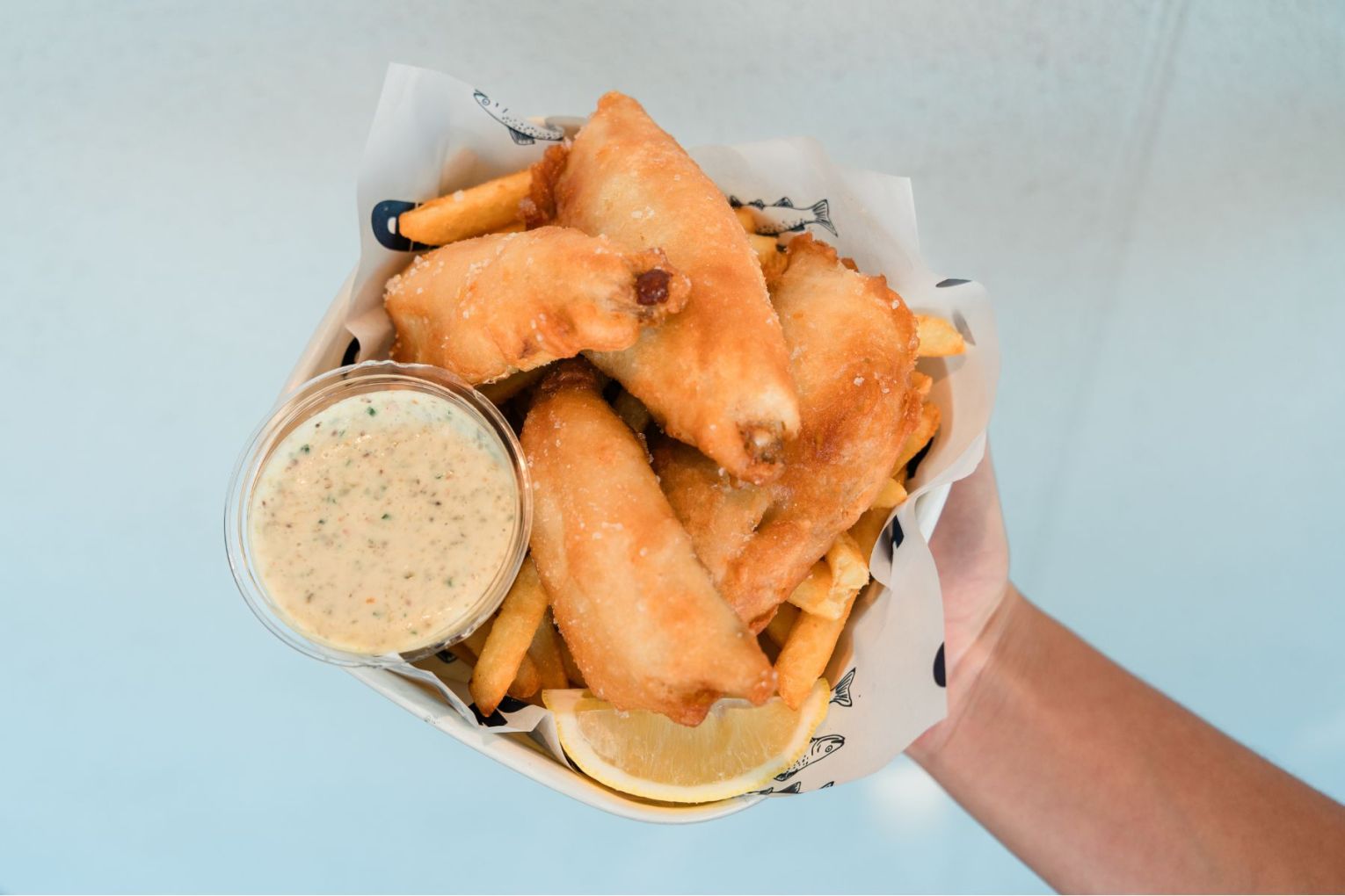 Hooked is an upmarket fish and chip takeaway stop. These pictures: supplied. 