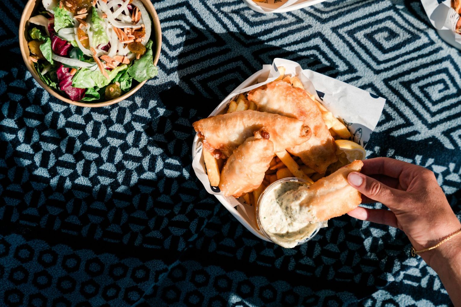 Hooked is an upmarket fish and chip takeaway stop. These pictures: supplied. 