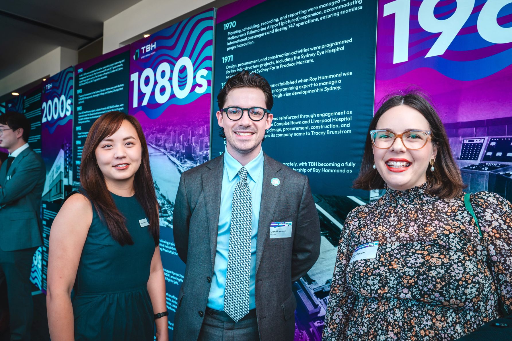 Joyce Hung, Liam McInerney and Lucy Caruana
