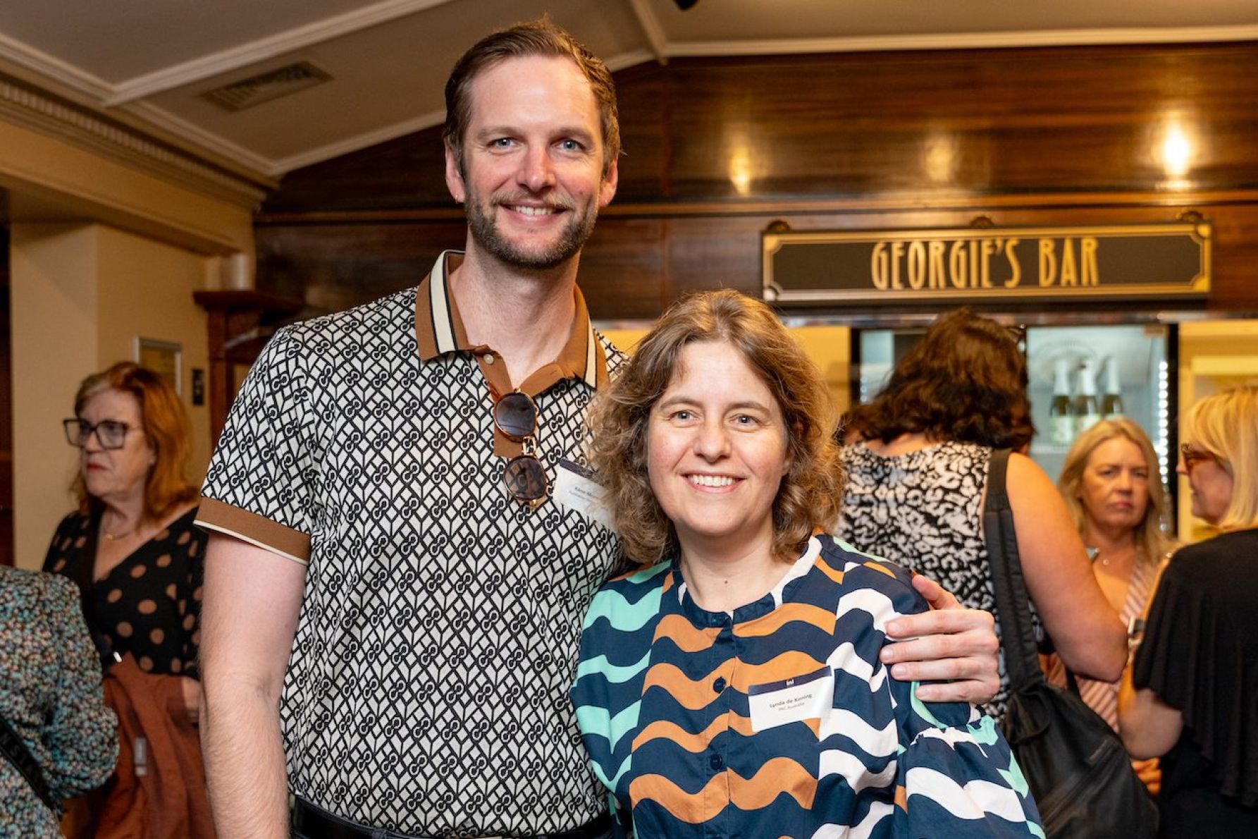 Kane Moroney and Lynda de Koning
