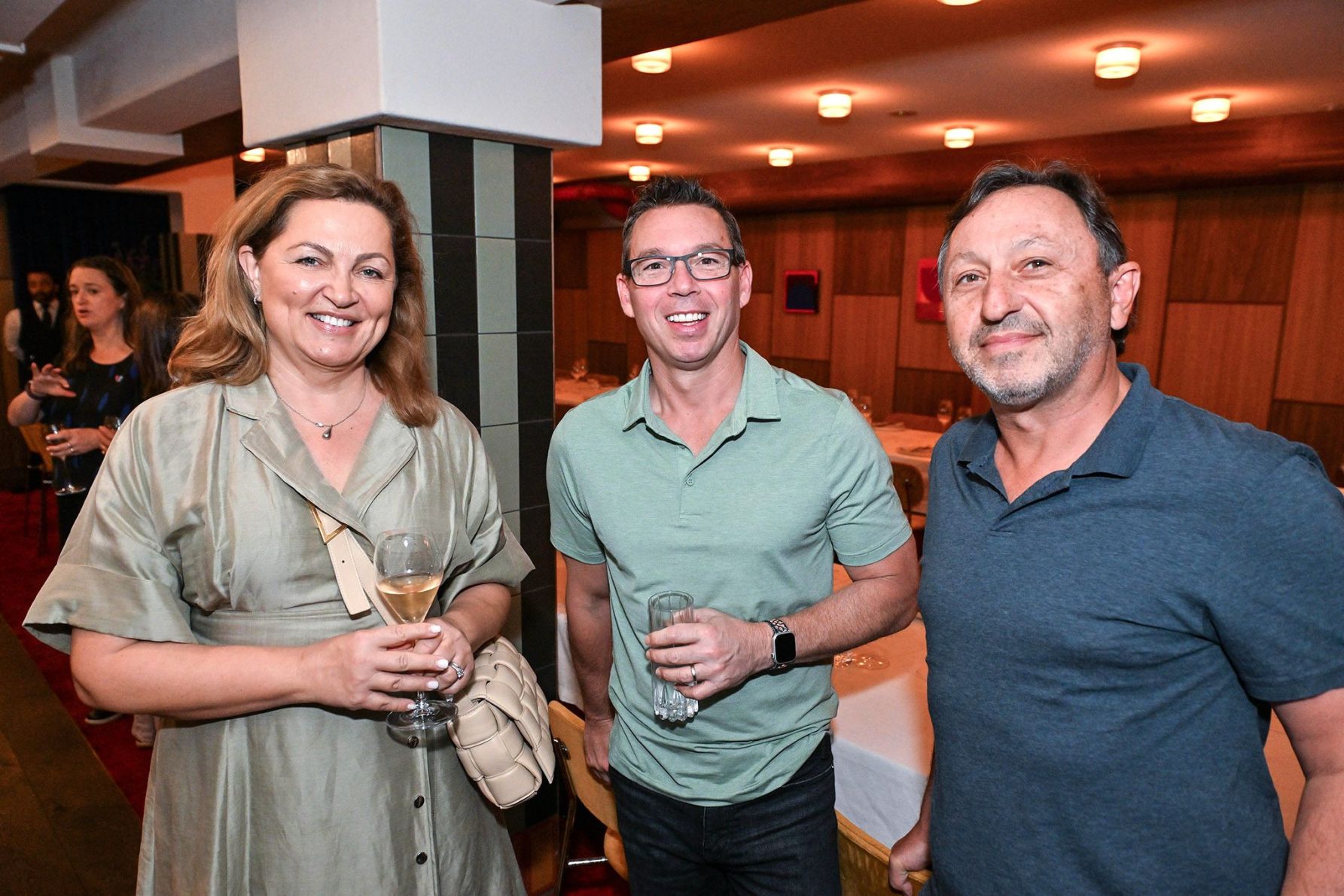 Karola Reed, John Morrison and Adam Djokovic