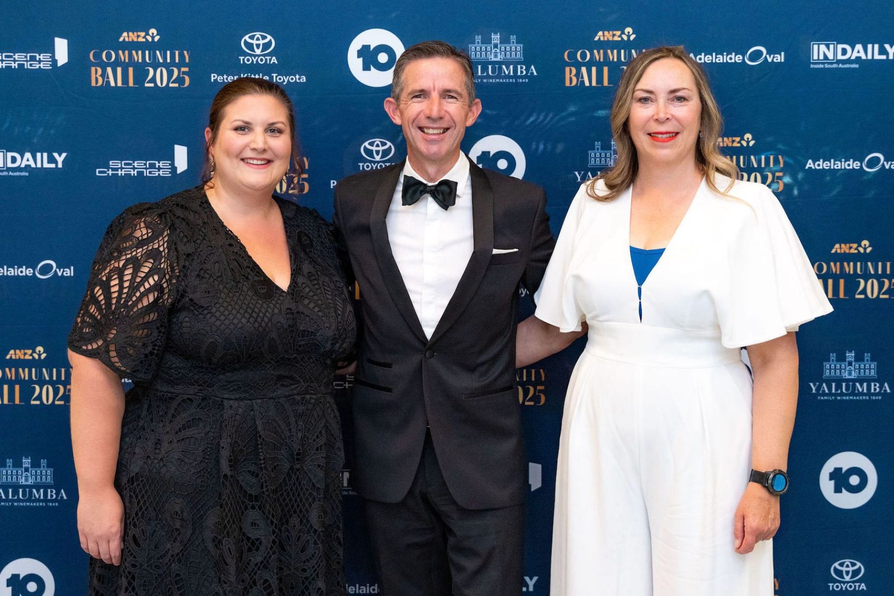 Kate Russel, Simon Birmingham and Rachel Leach