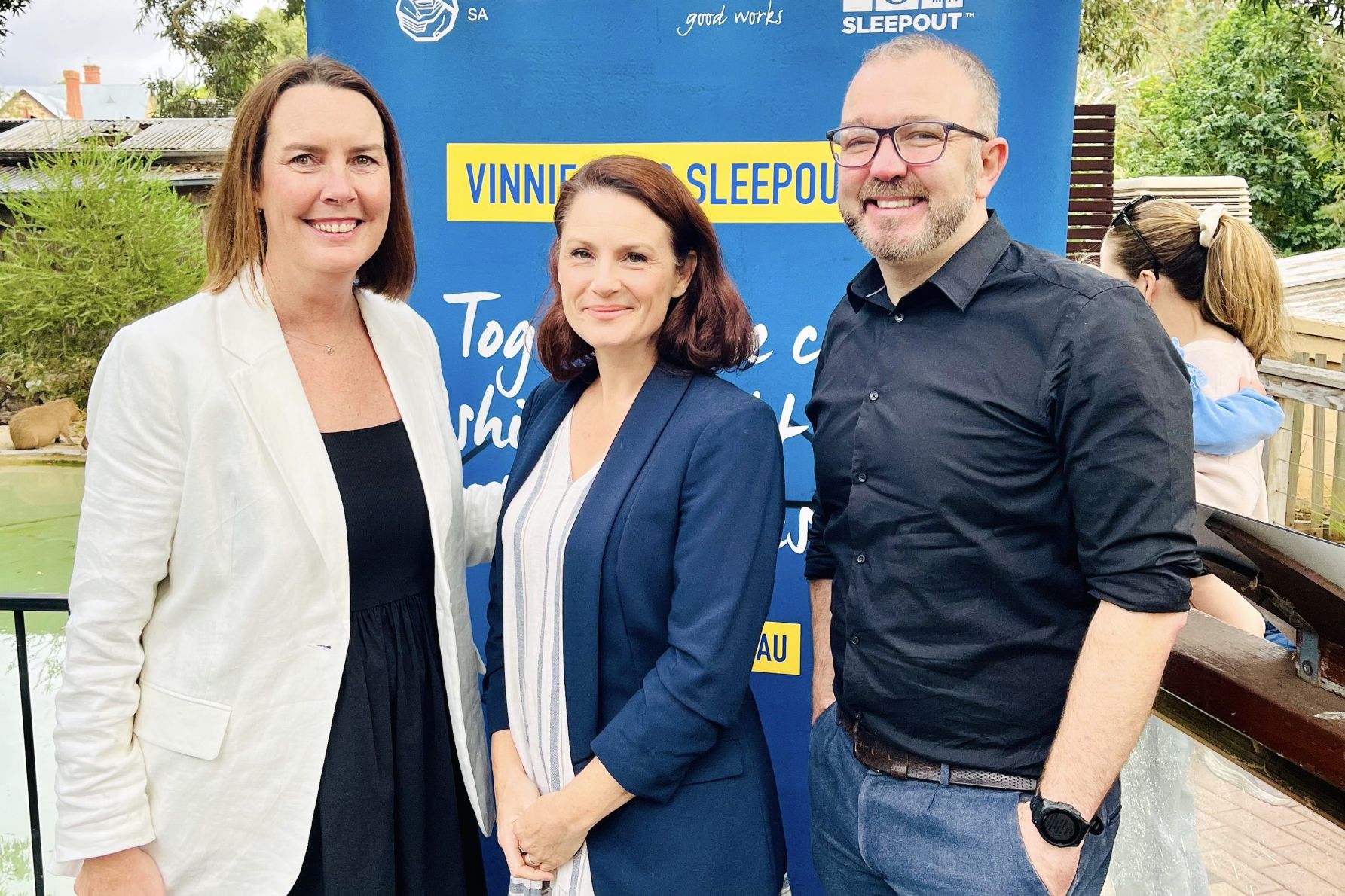 Kristi Hermsen, Kate Burgun and Grant Smyth