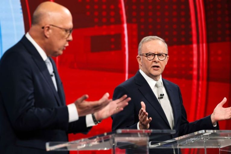 Thumbnail for Gloves off for leaders in combative third debate