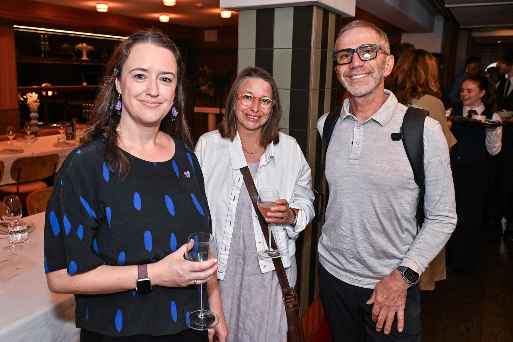 Simone Flanagan, Alison Sheers and David Mast