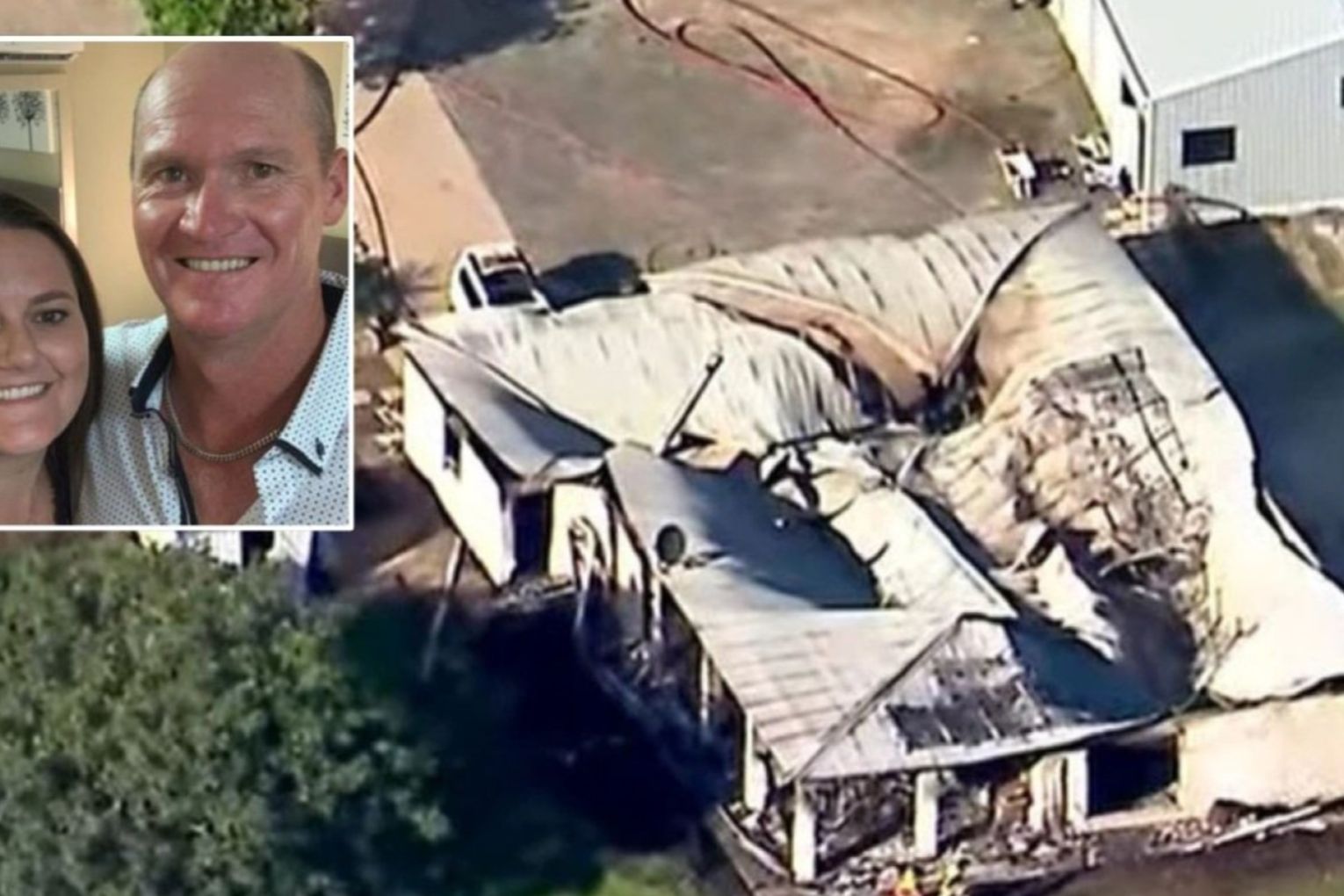 Cameron Hunt has been charged over his wife's death in a house fire. Photo: TND