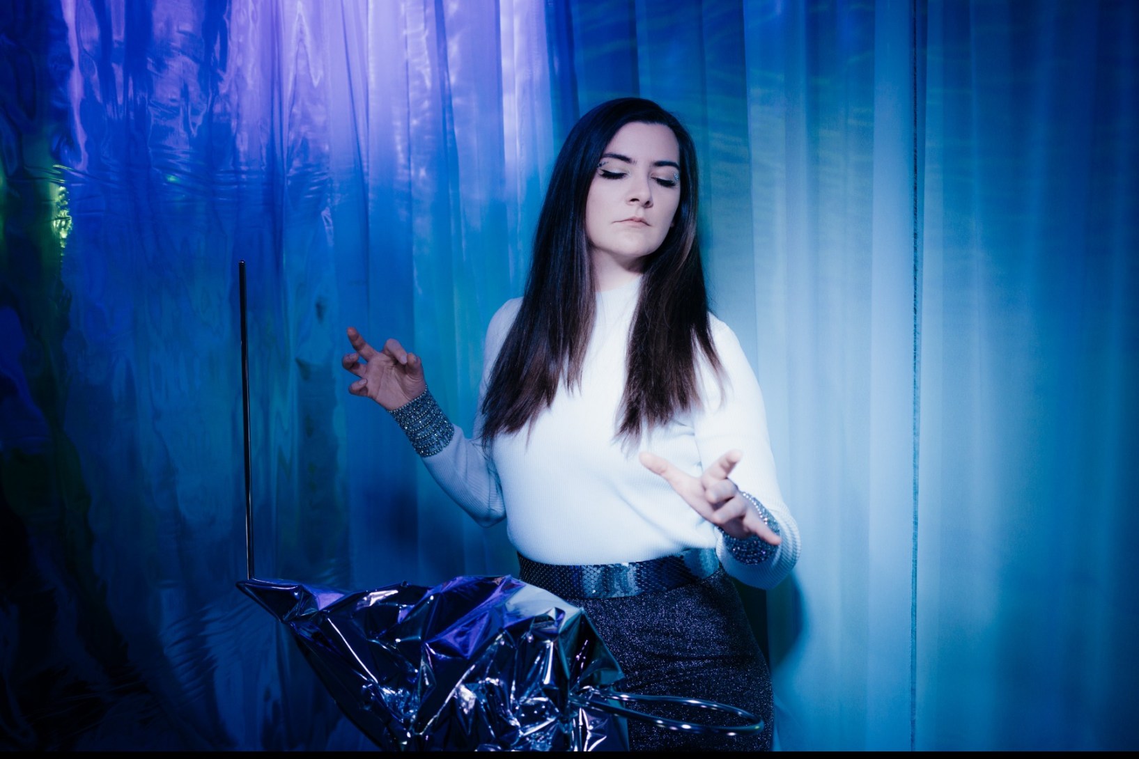 Carolina Eyck specialises in the Theremin and will soon tour with the Australian Chamber Orchestra. Photo: Shai Levy