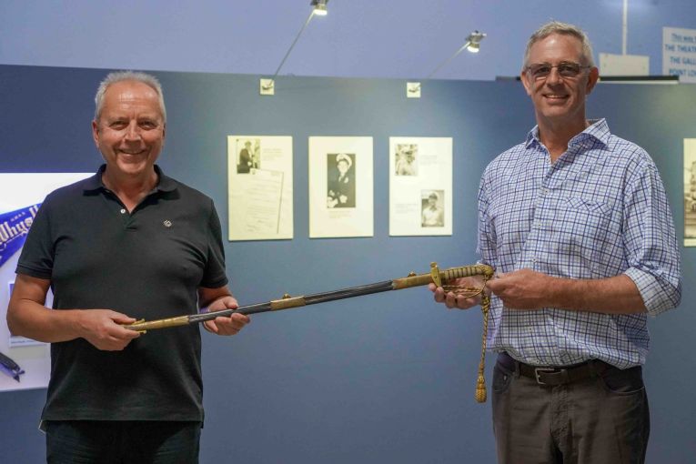 Thumbnail for Whyalla Maritime Museum welcomes rare naval sword