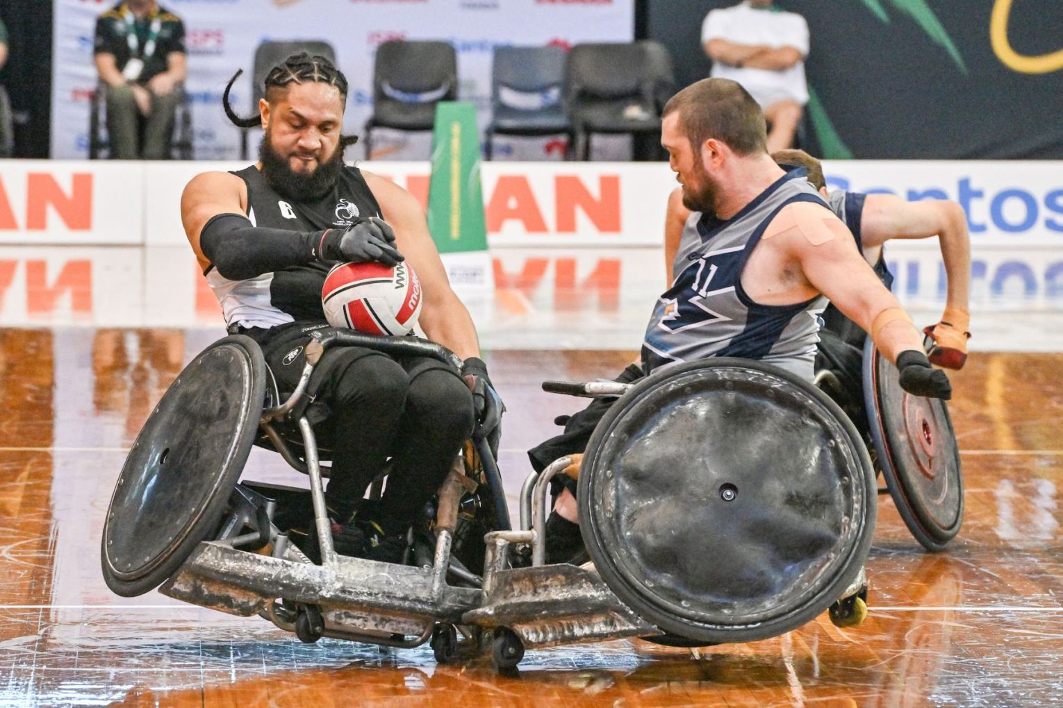 This picture: Wheelchair Rugby Australia. 